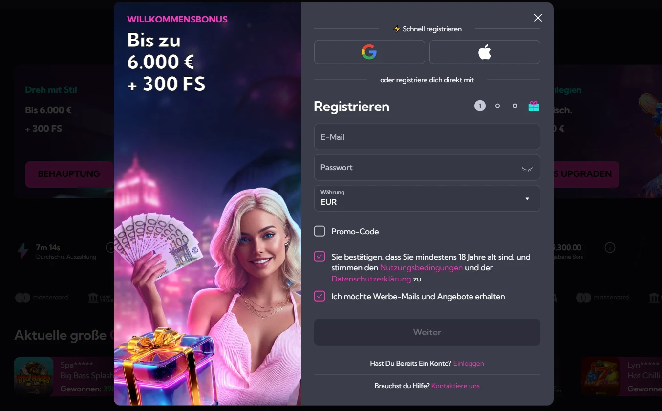 spinalto casino registrieren